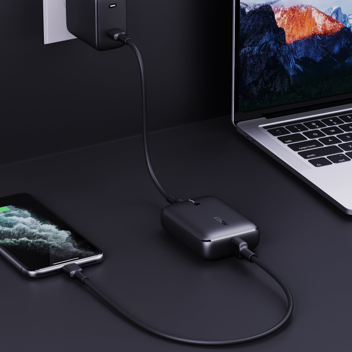 AUKEY PB-N83 Basix Mini 10000mAh PD Power Bank (Black)