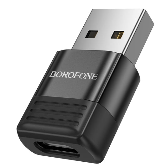 HOCO BOROFONE BV18 USB-A Male to Type-C Female USB2.0 Data OTG Adapter