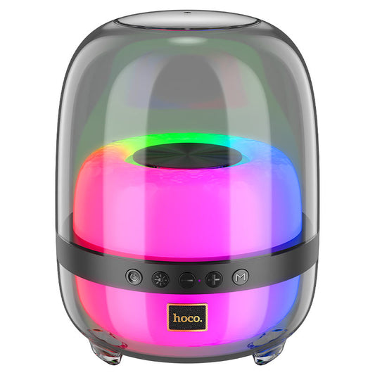 HOCO BS58 Crystal Colorful Luminous Bluetooth Portable Loudspeaker Wireless Speaker
