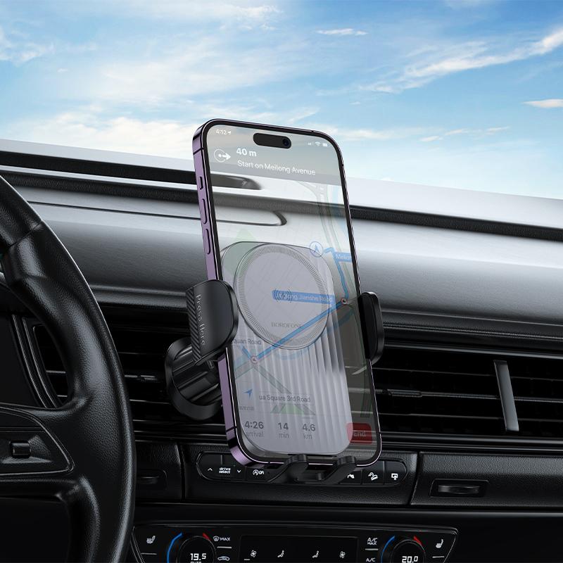 BOROFONE BH221 Wireless Fast Charging Car Holder for Air Outlet