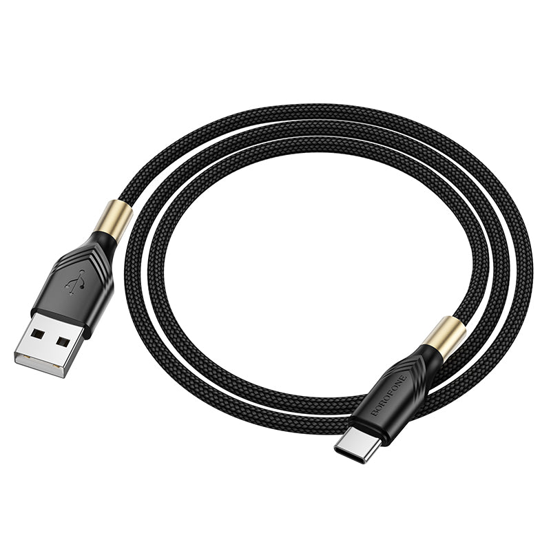 BOROFONE BX92 USB-A to Type-C 2.4A Charging Data Cable 1m