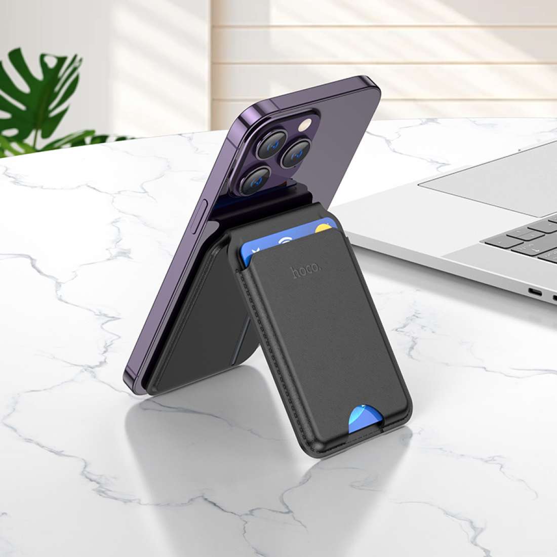 HOCO GT3 Multifunctional Magnetic Card Holder