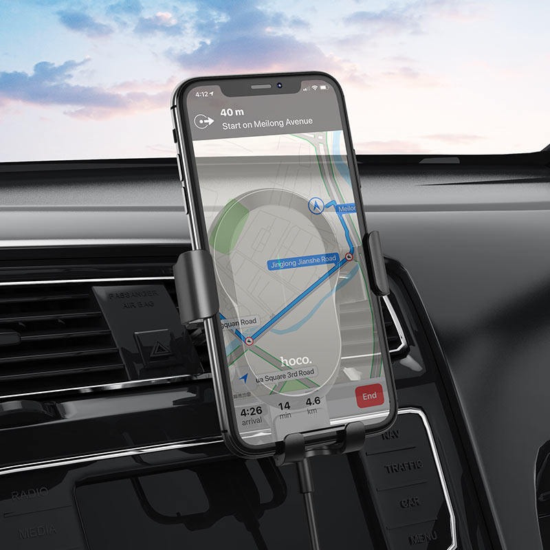 HOCO CA105 Wireless Charging Car Holder for Air Outlet