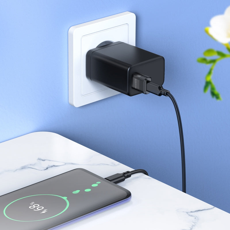 BOROFONE BV18 USB-A Male to Type-C Female USB2.0 Data OTG Adapter