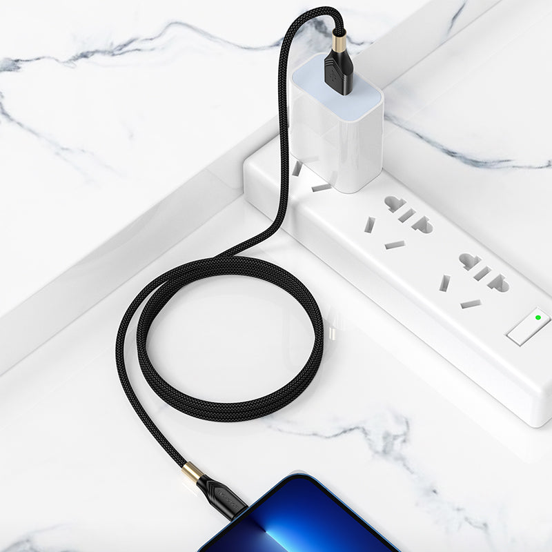 BOROFONE BX92 USB-A to Lightning 2.4A Charging Data Cable 1m