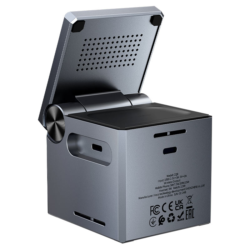 HOCO CQ8 Folding 3-in-1 Wireless Charging Dock