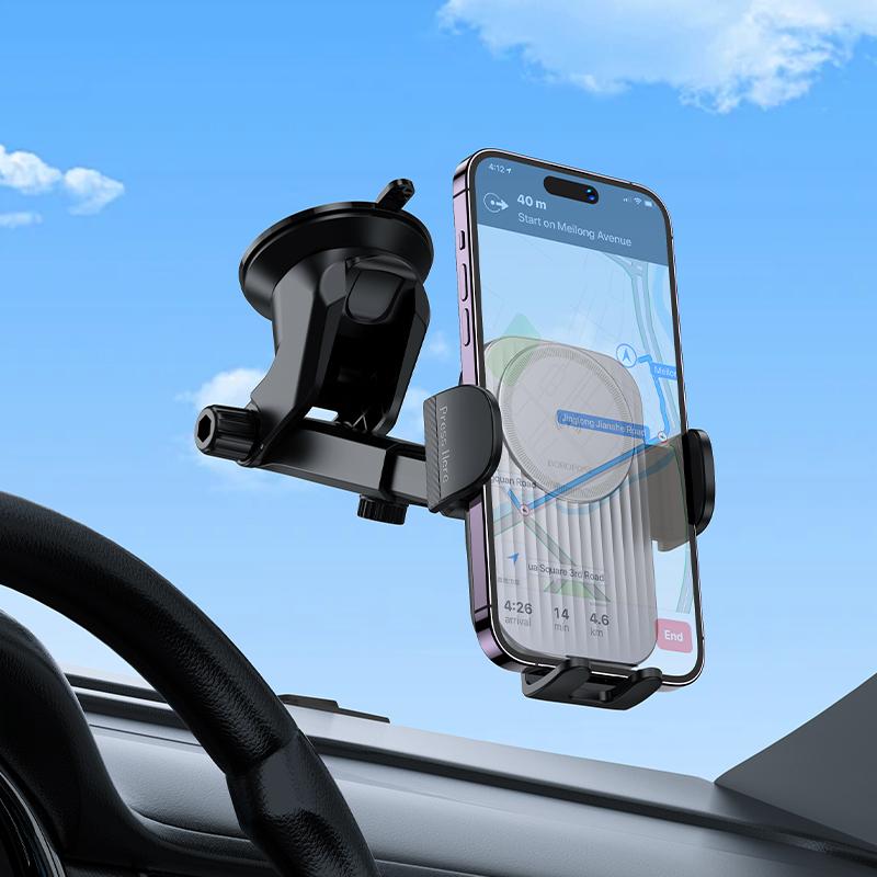 BOROFONE BH222 Wireless Fast Charging Car Holder for Centre Console