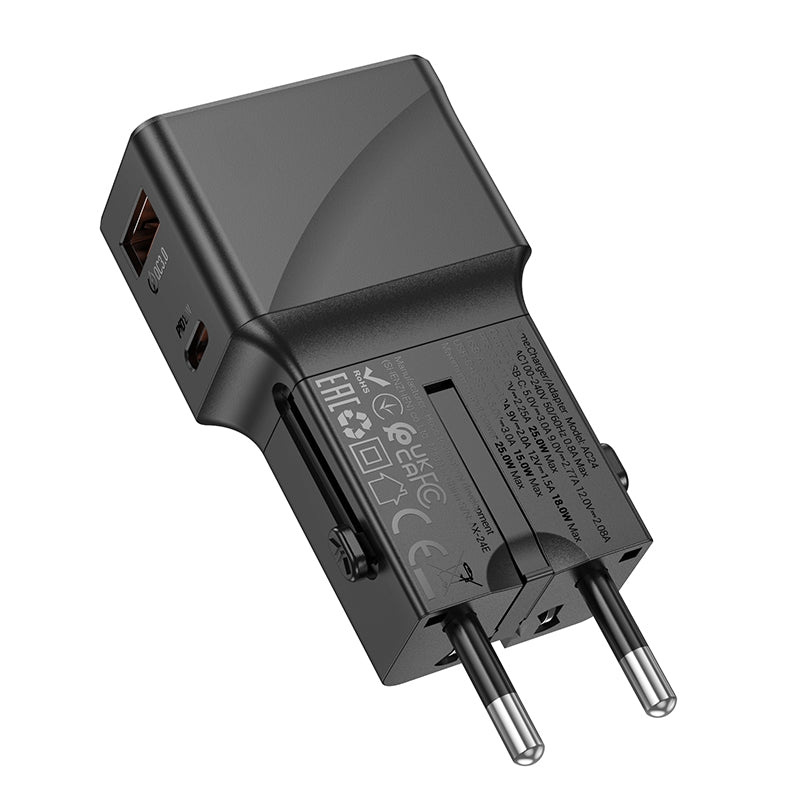 HOCO AC24 Mini PD25W QC3.0 Universal Travel Charger
