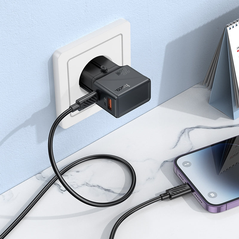HOCO AC24 Mini PD25W QC3.0 Universal Travel Charger