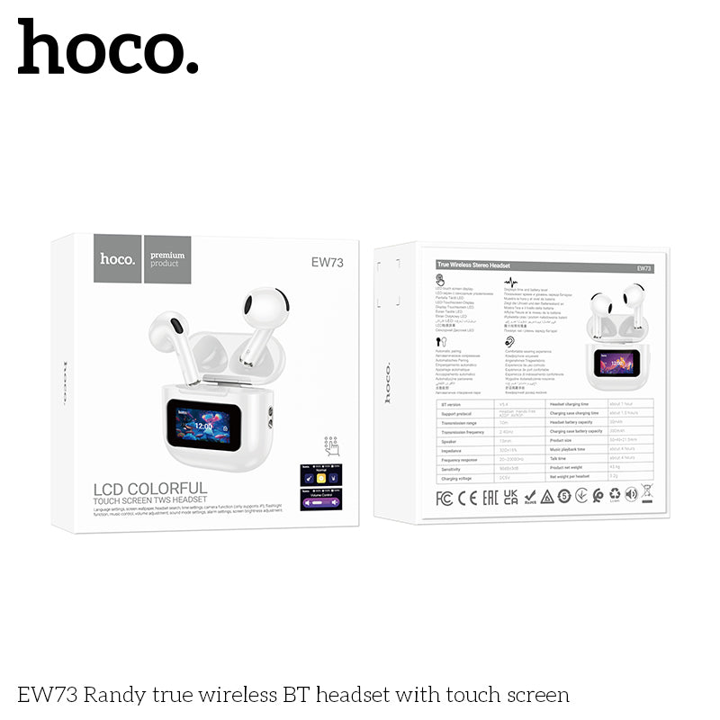 HOCO EW73 TWS with Touch Screen