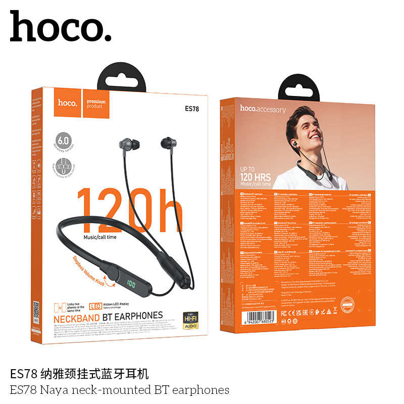 ES78 Naya neck-mounted BT earphones