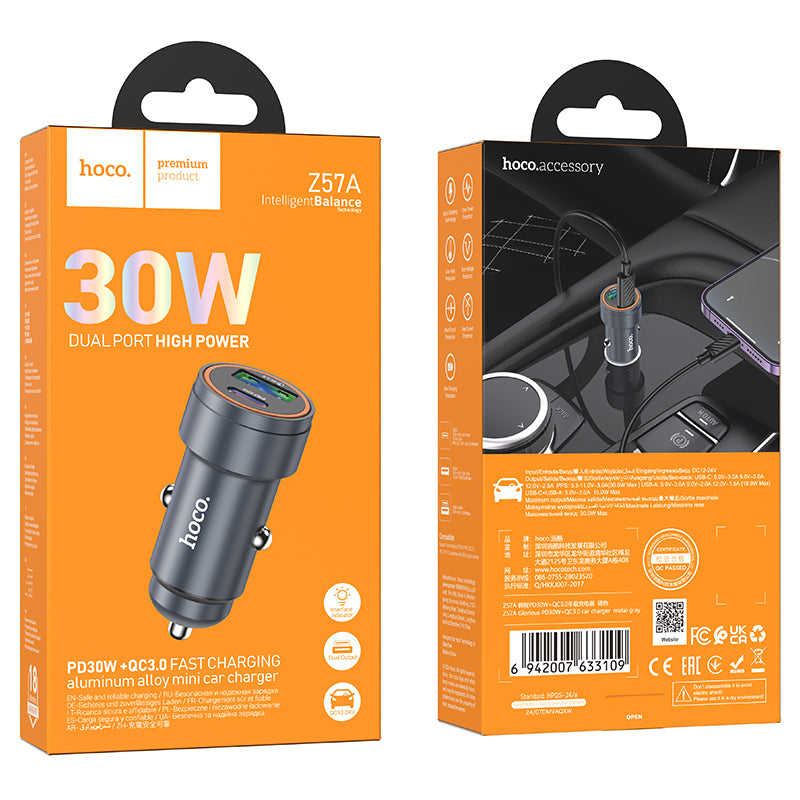 HOCO Z57A PD30W Car Charger