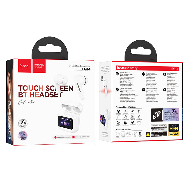 HOCO EQ14 TWS with Touch Screen