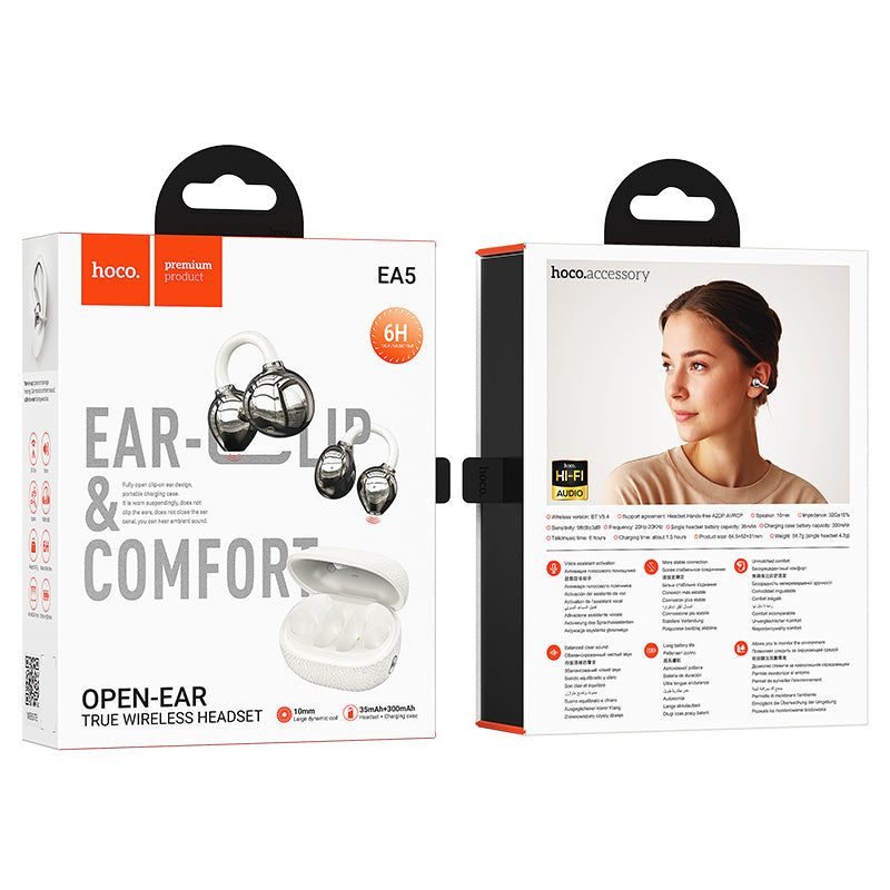 HOCO EA5 TWS Wireless Bone Conduction Headphones