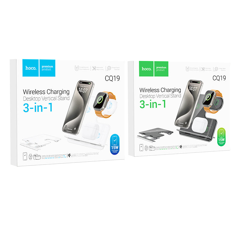 HOCO CQ19 3-in-1 Wireless Charging Dock