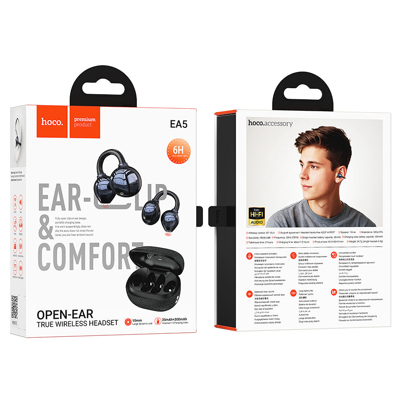 HOCO EA5 TWS Wireless Bone Conduction Headphones