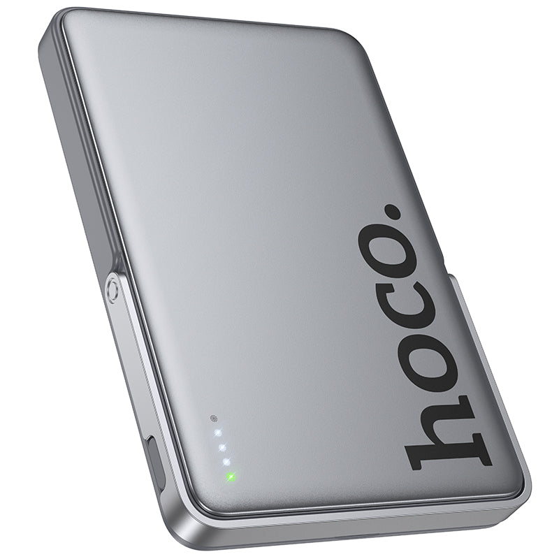HOCO Q36 PD20W 5000mAh MagSafe Magnetic Wireless Charging Power Bank with Stand (3C/CCC Certified) (A+)