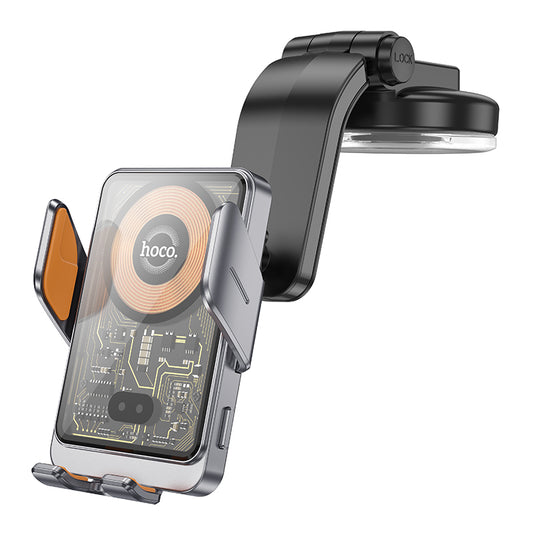 HOCO HW8 Transparent Wireless Fast Charging Car Holder for Dashboard