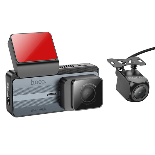 HOCO DV12 Driving Recorder with Rear Camera, 2K Screen & GPS