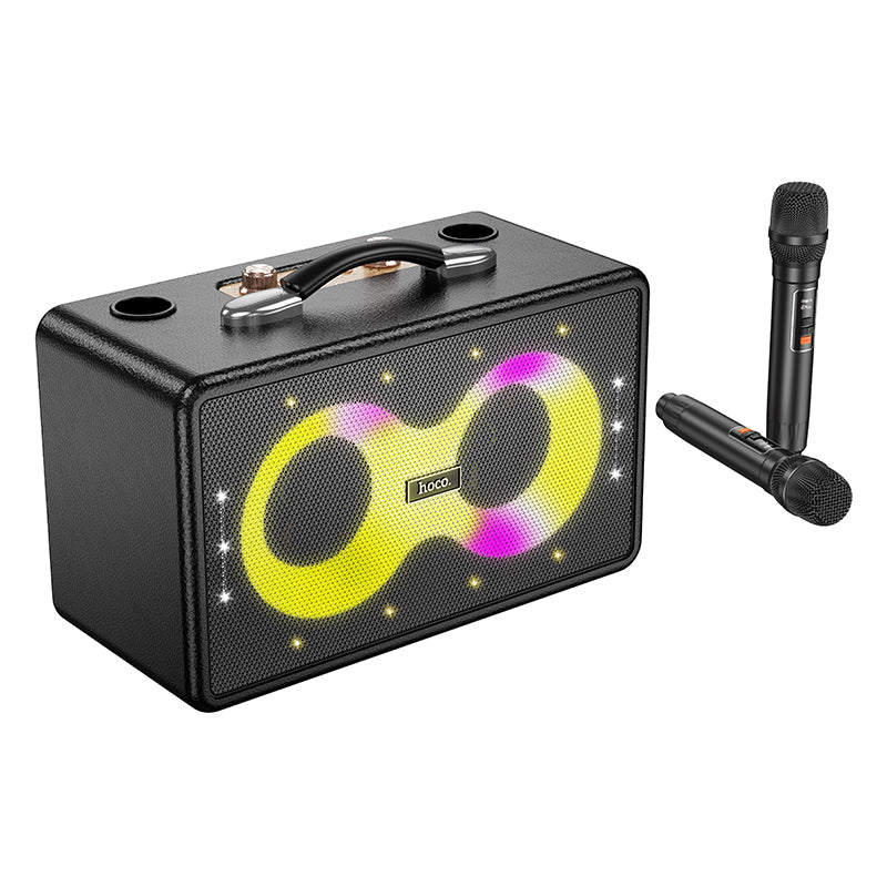 HOCO HA8 Portable Bluetooth Speaker with 2 Wireless Mic