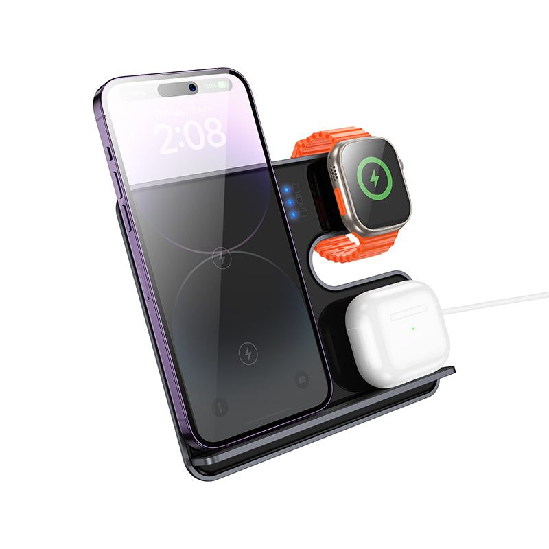 HOCO CQ19 3-in-1 Wireless Charging Dock