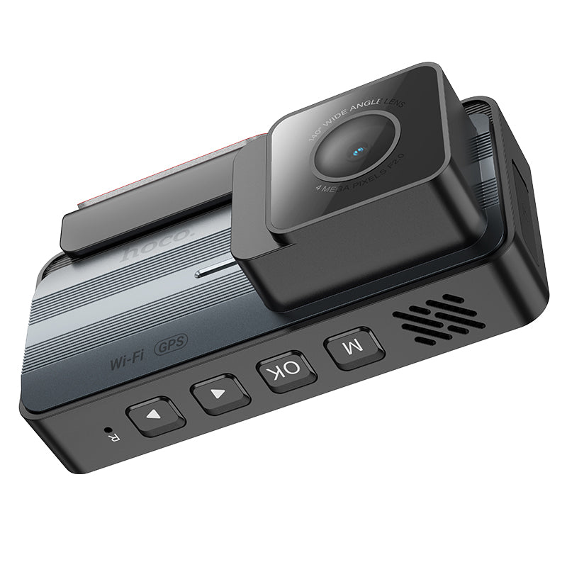 HOCO DV12 Driving Recorder with Rear Camera, 2K Screen & GPS