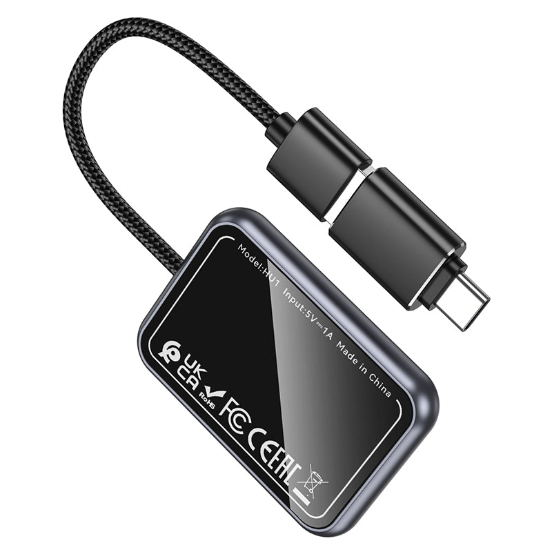 HOCO HU1 Car Wireless CarPlay/Android Auto Adapter