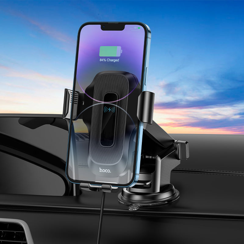 HOCO HW3 Wireless Charging Car Holder for Dashboard