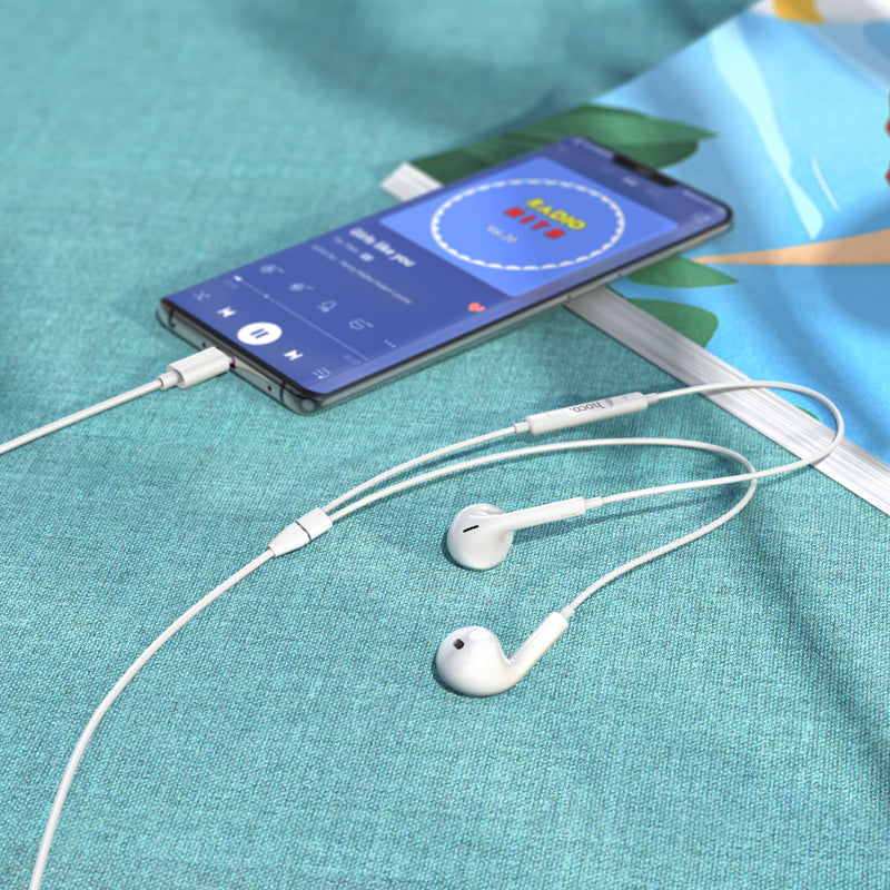 HOCO M101 Max Type-C Wire-Controled Digital Earphones with Microphone