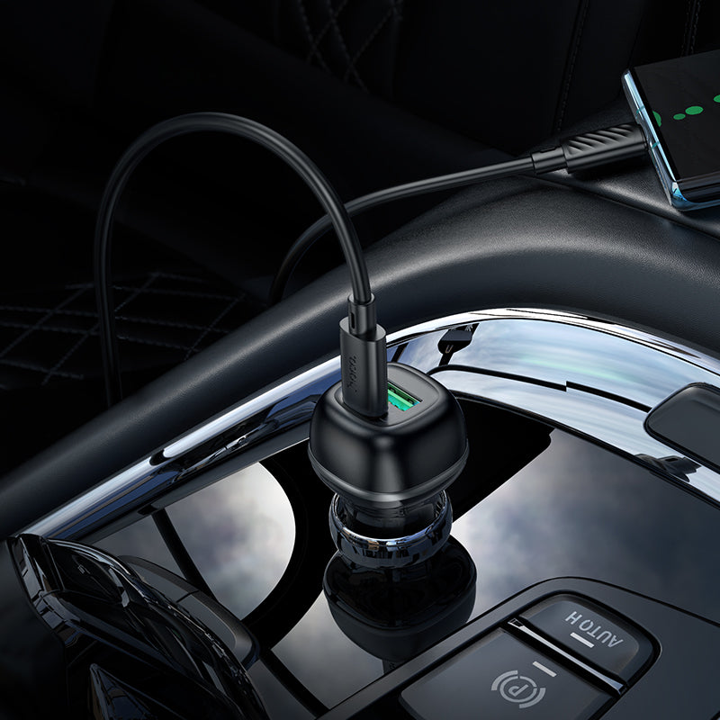 HOCO Z58A 48W Dual Port Car Charger PD30W