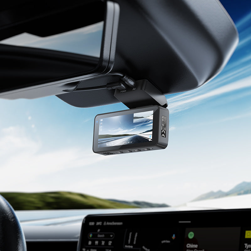 HOCO DV12 Driving Recorder with Rear Camera, 2K Screen & GPS