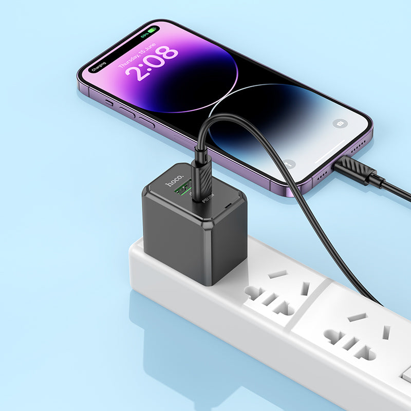 HOCO CS14 PD20W + QC3.0 USB-A and Type-C Fast Charger