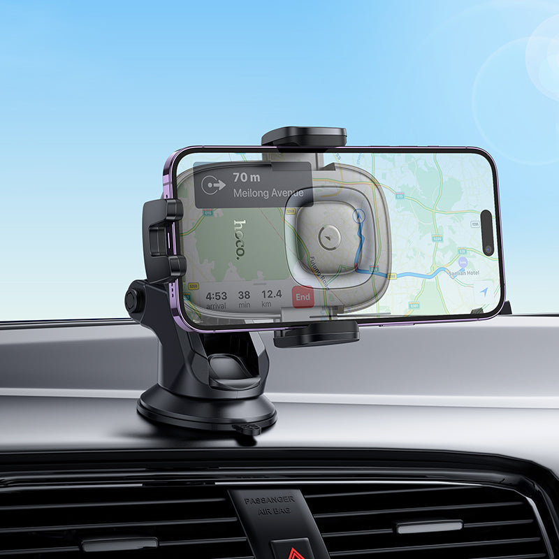 HOCO HW32 Wireless Charging Car Holder for Dashboard/Center Console