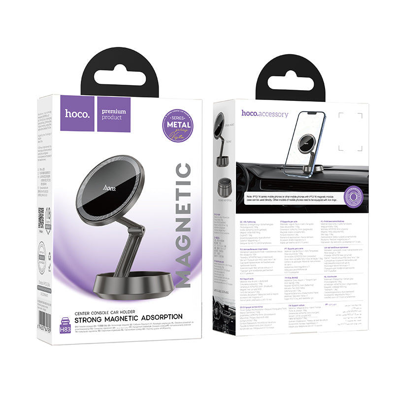 HOCO H83 Folding Ring Magnetic Car Holder for Dashboard/Center Console