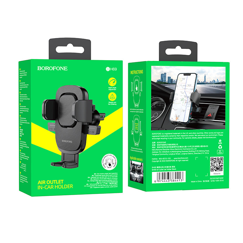 HOCO BOROFONE BH69 In-Car Phone Holder for Air Outlet