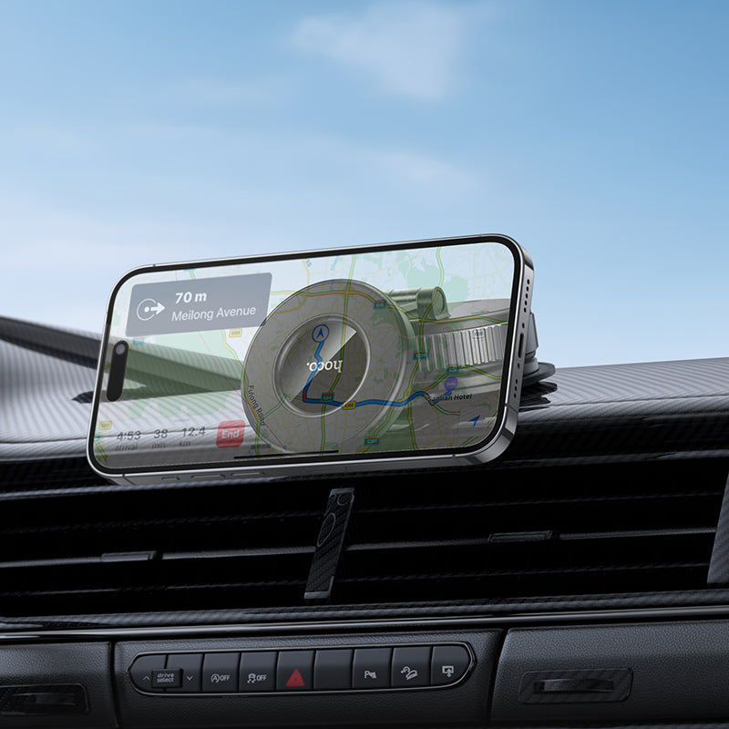 HOCO H86 Suction Cup Ring Magnetic Car Holder for Windshield/Screen