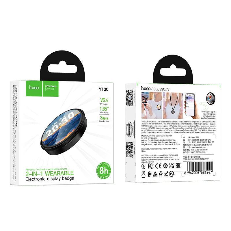 HOCO Y130 Electronic Display Badge