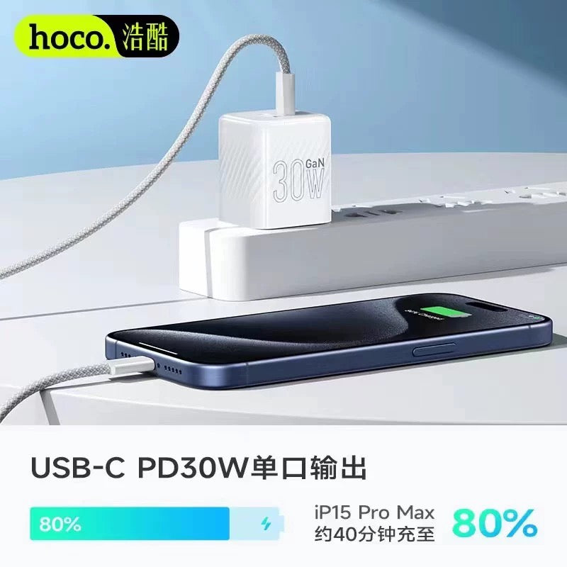 HOCO CC15 Dual-Port Fast Charger PD30W
