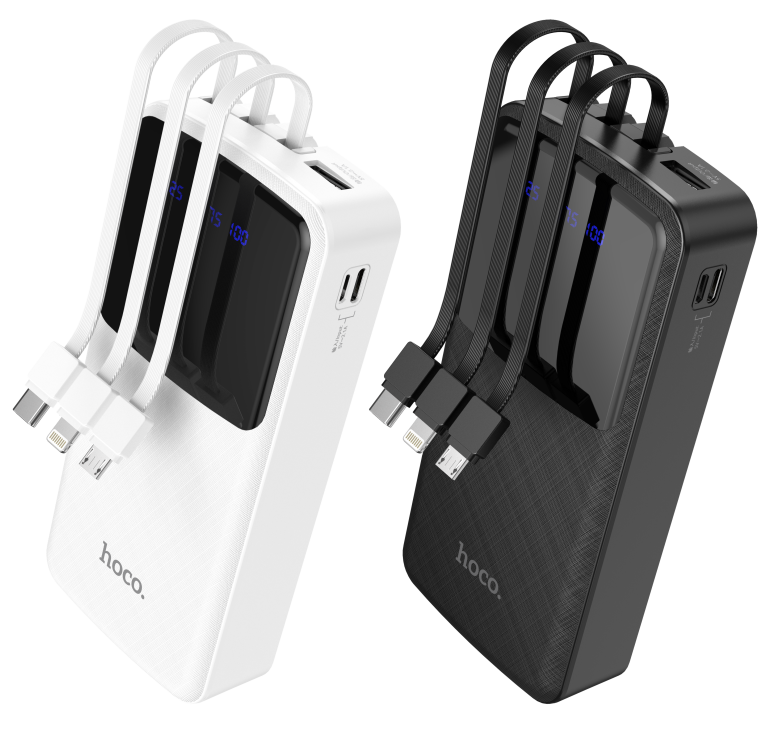 HOCO CJ24A 20000mAh Power Bank USB-A+Type-C+Lightning+Micro (3C/CCC Certified) (A+)