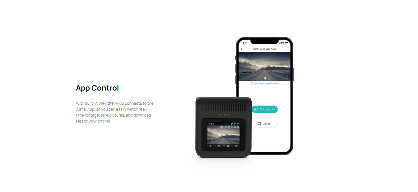 70mai Dash Cam A400