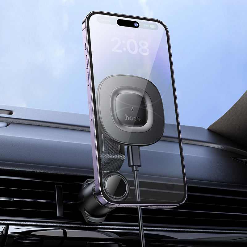 HOCO HW30 Wireless Charging Car Holder for Air Outlet