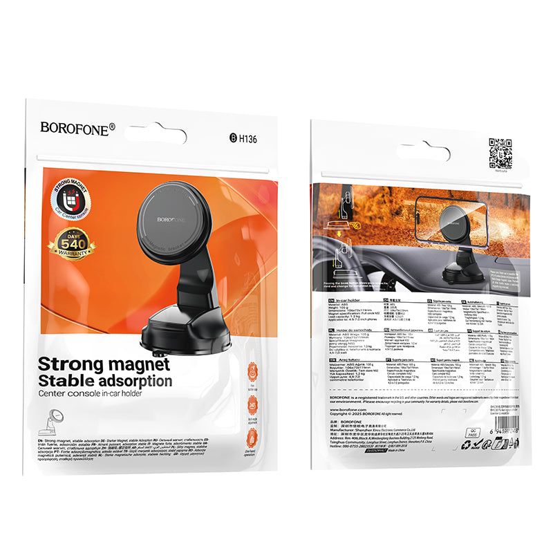 HOCO BOROFONE BH136 Ring Magnetic Car Holder for Center Console