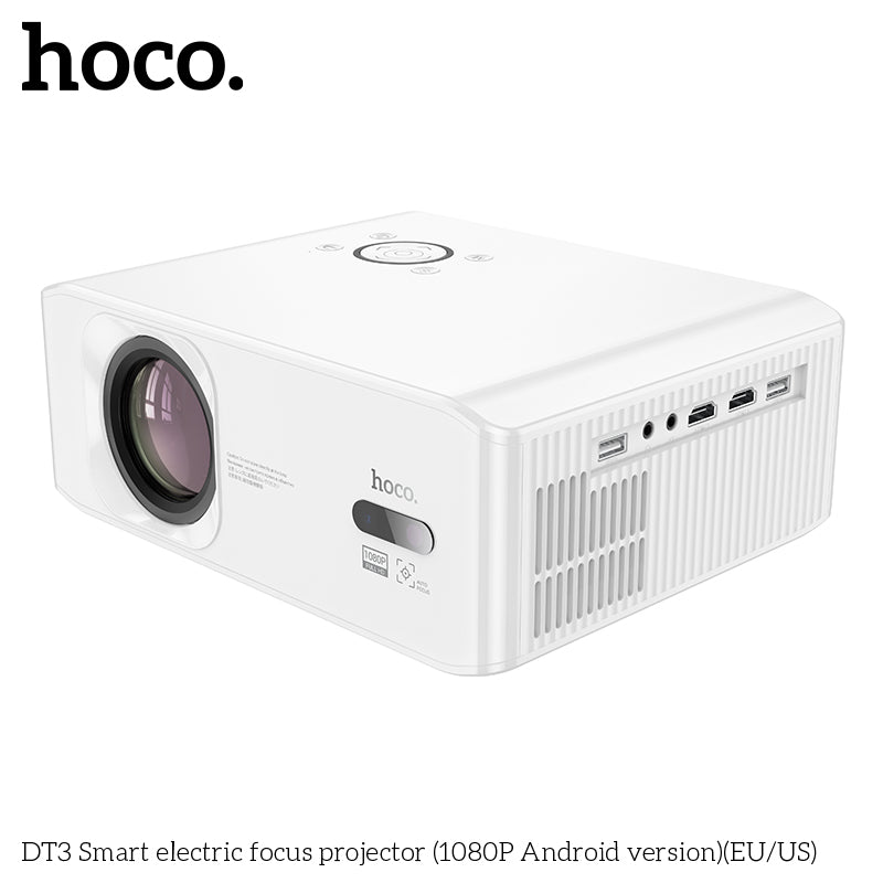 HOCO DT3 Smart Electric Focus Projector (Android version 1080P)