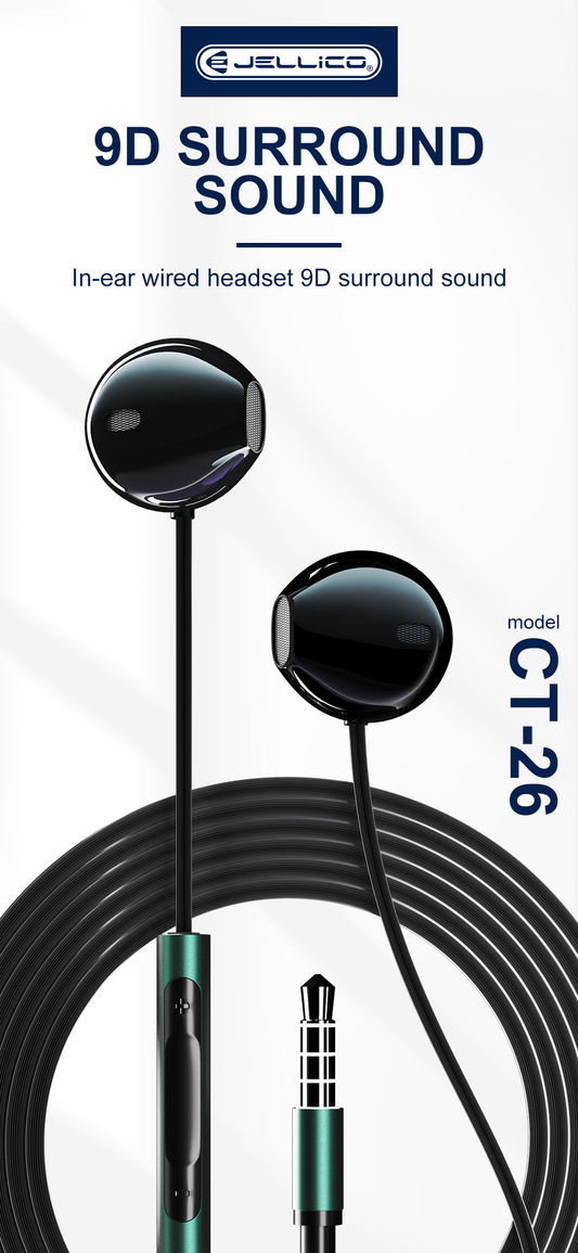 Jellico CT-26 Stereo Type-C Earphones