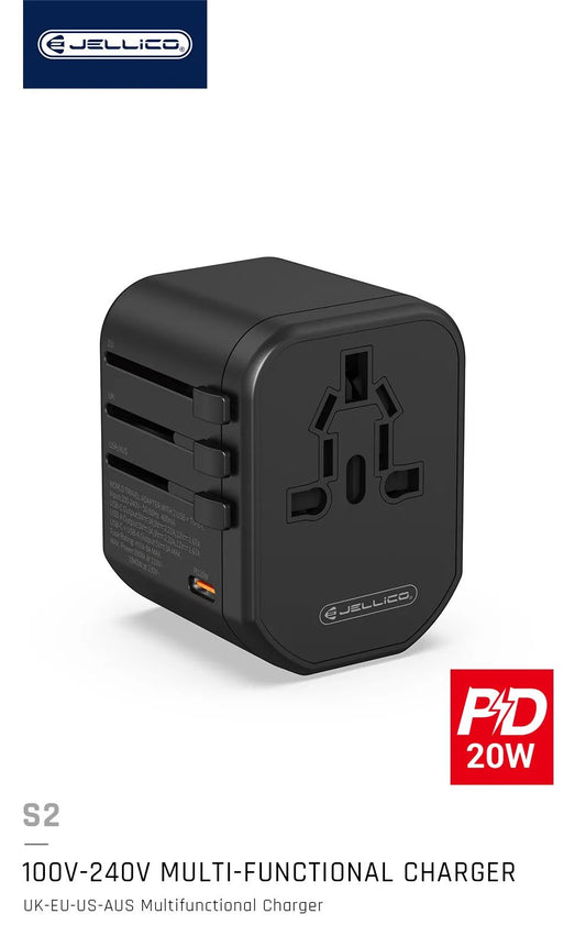 Jellico S2 100V-240V Multi-Functional Charger