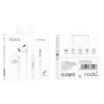 HOCO M101 Max Crystal Grace 3.5mm Jack Wire-Controled Earphones with Microphone