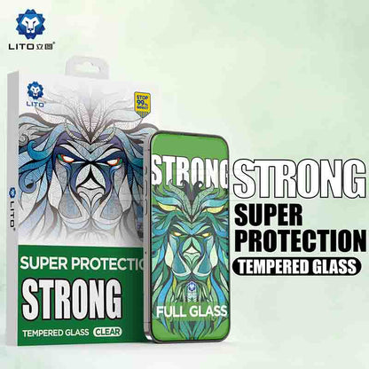 LITO D+ MAX CLEAR Strong Super Full Tempered Glass Screen Protector 1 piece for iPhone (Apple)