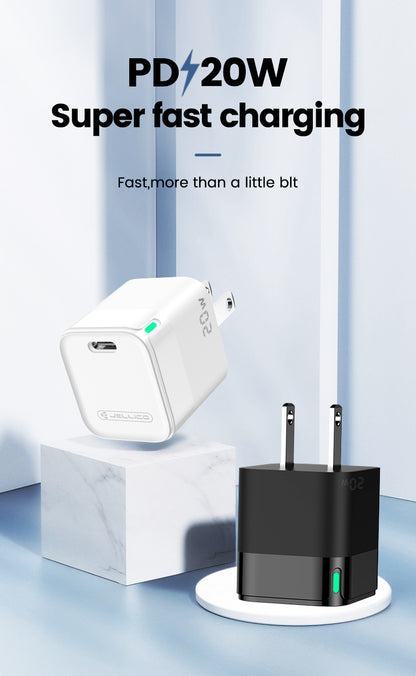 Jellico C51 Mini PD Fast Charger White