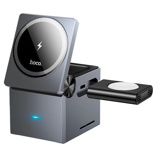 HOCO CQ8 Folding 3-in-1 Wireless Charging Dock