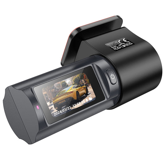 HOCO DV7 2K Display Hidden Driving Recorder (Black)